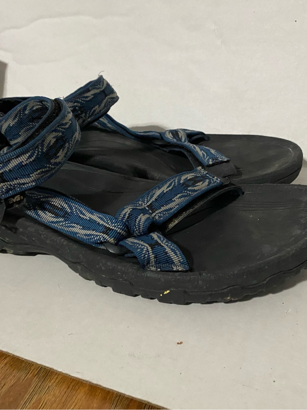 Teva Blue and Black Sport Sandals